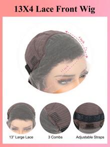 Curly Lace Front Wig Human Hair 13x4 Kinky Curly Transparent Lace Frontal Wigs with Baby Hair Pre Plucked Curly Wigs for Women 180 Density Glueless Brazilian Deep Curly Lace Front Wigs Human Hair Natural Black - Natural Black - View 7