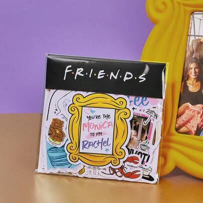 FRIENDS X SHEIN 75 miếng dán DIY họa tiết khẩu hiệu và nhân vật, quà tặng