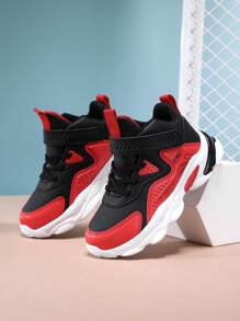 1 Pair Children's Basketball Shoes, Casual & Fashionable, Ankle Support, Lightweight & Durable, Back To School
