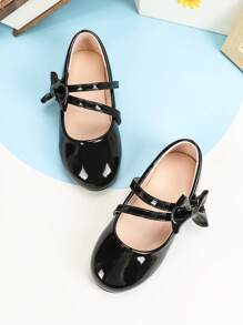 2-In-1 New Comfortable Flat Casual Shoes For Female Students & Toddler Beginners Walking Shoes - Black - View 7