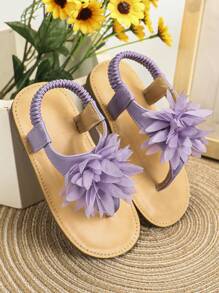 新款时尚女童平底凉鞋，儿童户外舒适防滑休闲夏季凉鞋，儿童鞋