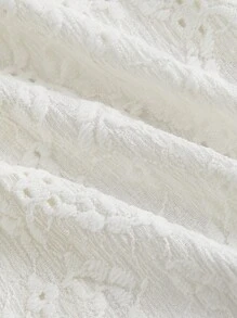 SHEIN MOD Retro V-Neck Cropped Bell Sleeve Tie-Up Cardigan For Women