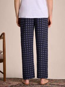 EverLounge Men's All Over Print Woven Lounge Pants - Multicolor - View 2