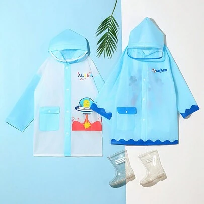Áo mưa chống thấm nước đi bộ đường dài ngoài trời dành cho trẻ em/thanh thiếu niên dành cho trường học/vui chơi