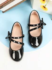 2-In-1 New Comfortable Flat Casual Shoes For Female Students & Toddler Beginners Walking Shoes - Black - View 4