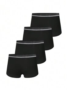 4pcs/Pack Men Halloween Comfortable Boxer Briefs - Multicolor - View 2