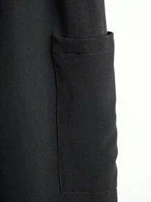 TaskEZ 短袖上衣和長褲對比邊緣制服套裝