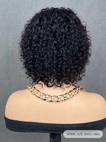 Pelucas baratas de onda de agua con parte T de encaje, cierre de encaje de 2.5x0.5, cabello humano 100% natural ondulado, pelucas sin pegamento para mujeres - SNatural - Ver 5