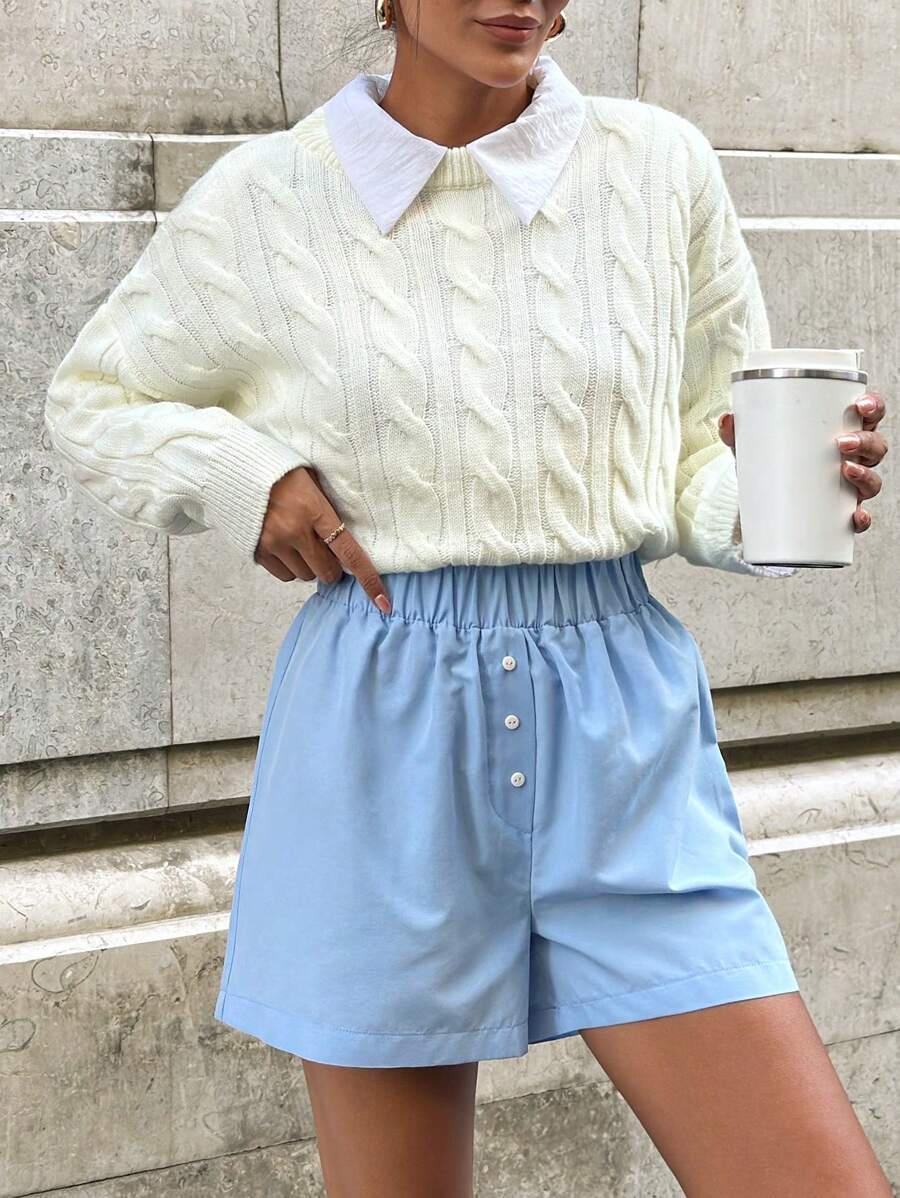 EURMUSE Masculen Short - Blue - View 1