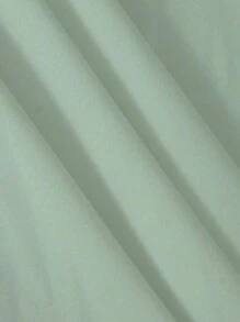 INAWLY Camiseta de manga corta con cuello redondo, estampado de dibujos animados y letras, verano para mujer - Verde - Ver 3