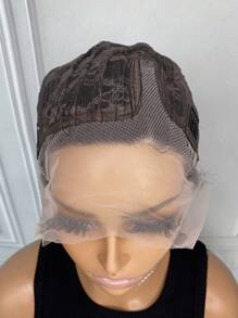 Straight Pixie Cut Wig T Part Transparent Lace Front Glueless Human Hair Wigs - S1 - View 6