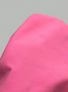 Chiquease 女式长款纽扣风衣，粉色，秋季 - 粉色 - 查看 6