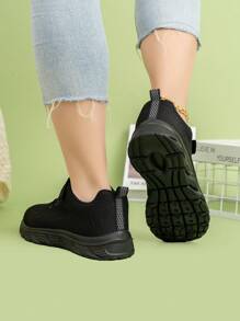Neue leichte und bequeme modische Sportschuhe für Teenager, Laufschuhe 2024 für Jungen für den Schulanfang, atmungsaktive Campus-Schuhe mit weicher Sohle für Mädchen - Schwarz - Übersicht 8