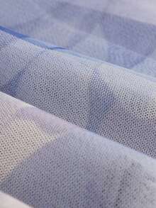 Floral Print Mesh Skirt - Mauve Purple - View 5