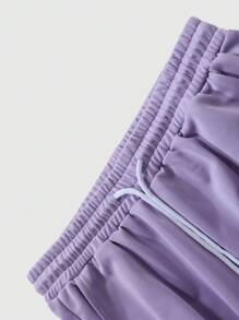 Manfinity Hypemode Set van herensweatshirt met trekkoord, ronde hals en joggingbroek met strik aan de voorkant