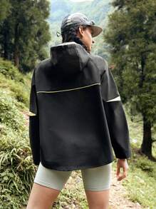 In My Nature Chaqueta de manga larga de uso diario con diseño de bolsillo para mujeres