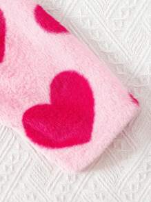 SHEIN Tween Girls' Cute Hooded Zip-Up Jacket, Casual Warm Waisted Design - Multicolor - View 6