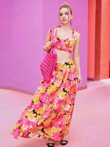Twin Melody X SHEIN SHEIN SXY QUÝ VỊ, TÚI DỆT NỮ, TÚI TOTE, Thời trang, Mùa hè, Kỳ nghỉ, Rơm, KỲ NGHỈ - Màu Hồng Tươi - Xem 6