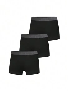 3pcs/Pack Men's Comfortable Boxer Briefs With Halloween Classic Prints - Multicolor - View 2