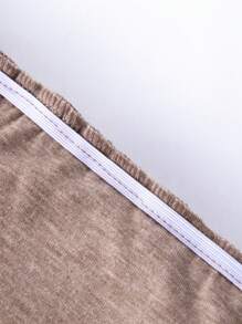 Chiquease Women's Casual One-Piece Shirred Fitted Top With Removable Honeycomb Breathable Padding - Coffee Brown - View 4