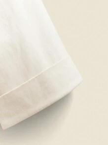 THE HAPPY LOOK Teen Boys' Solid Color Woven Twill Fabric Contrast Trim Insert Pocket Turnup Hem Casual Basic Straight Leg Pants, Autumn/Winter