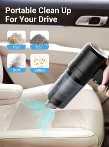 Teckwe Car Vacuum Cleaner,Wireless Handheld Household Car Vacuum Cleaner,Mini Dust Blower For Home & Auto,Strong Suction & Rechargeable