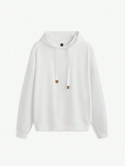 AKNOTIC Business Casual Men's Knitted Hooded Casual Pullover Sweatshirt, Suitable For Autumn And Winter Seasons