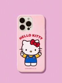 HELLO KITTY AND FRIENDS | SHEIN Vỏ điện thoại họa tiết hoạt hình màu hồng thời trang - Hồng - Xem 2