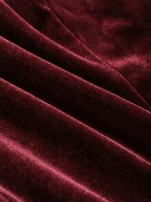 DAZY Women's Elegant Solid Color Puff Sleeve Thermal Lined Shirt, Autumn Long Sleeve Top