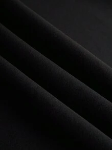 TaskEZ 短袖上衣和長褲對比邊緣制服套裝