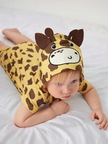 SHEIN Baby Boys Cute Casual Animal Shaped Outfit