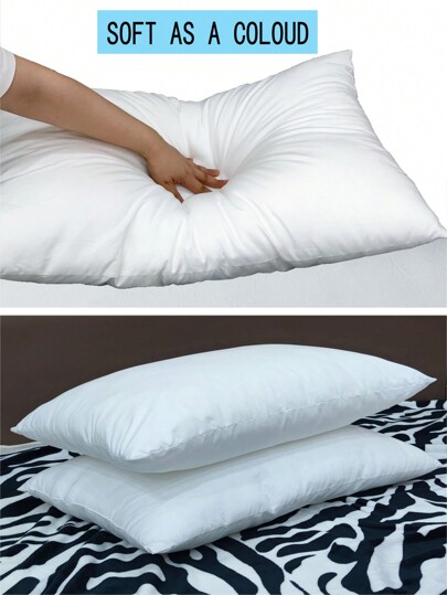 1pc Wit Square Zachte Polyester Throw Kussen Cushion Insert view 5