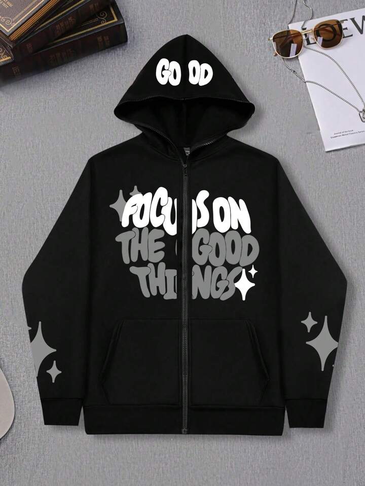MAGOODGAN ♥ Fleece Big Logo Applique Overfit MantoMan SHOP