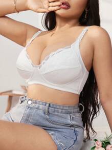 Moonlight&Mama 1pc Maternity Simplicity Shell Trim Camisole Underwear - Grey - View 4
