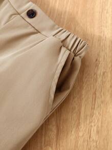 SHEIN Setelan Anak Muda - Khaki - View 5