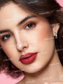 SHEGLAM Matte Allure Lipstick-Retro Rose 20 Colors Long Lasting Lipstick High Pigment Velvety Soft Lipstick Lip Combo Brand Beauty Makeup Face Paint Cosmetic For Women Girls Perfect For Winter Spring Ideal For Y2K Fancy Fashion Suitable For Birthday Gift Party Ready Best Color - Retro Rose - View 3