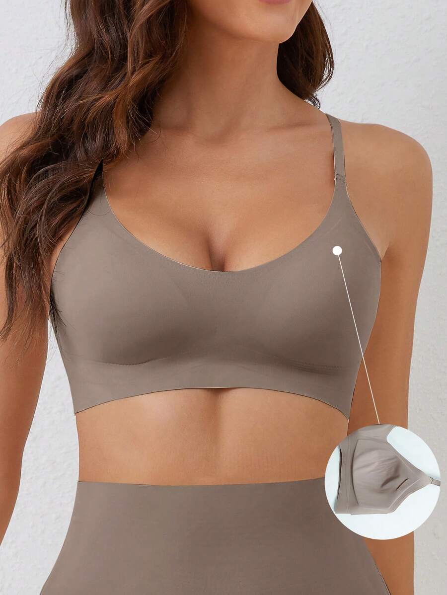 Ocili 女士无缝休闲内衣 - 摩卡棕 - 查看 1