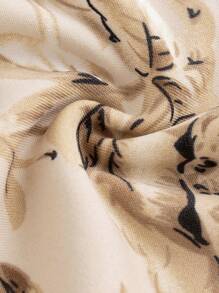 SHEIN MOOSTA Bộ đồ liền thân không tay in hoa gợi cảm đa năng dây mảnh cỡ lớn, dành cho mùa hè - Nhiều màu - Xem 4