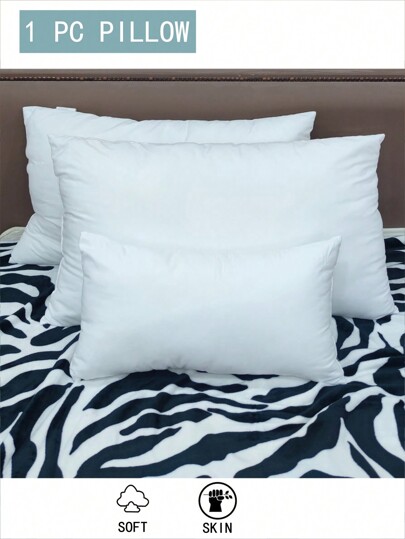1pc Wit Square Zachte Polyester Throw Kussen Cushion Insert