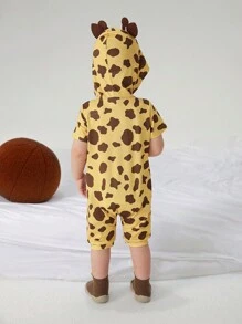 SHEIN Baby Boys Cute Casual Animal Shaped Outfit