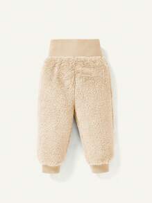 Cozy Pixies Set van 2 stuks babymeisjesfleece met capuchon en dikke broek, winter