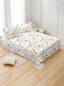 Bộ đồ giường in polyester 4 chiếc - Nhiều màu - Xem 4