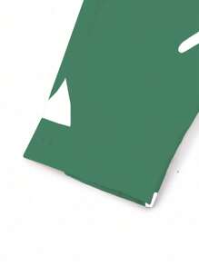 Maweii Plus Size V-Neck All-Over Print Long Sleeve Jumpsuit For Summer - Green - View 4