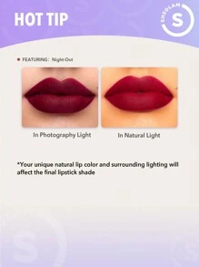 SHEGLAM Matte Allure Lipstick-Wedding 20 Colors Long Lasting Lipstick High Pigment Velvety Soft Lipstick Lip Combo Brand Beauty Makeup Face Paint Cosmetic For Women Girls Perfect For Winter Spring Ideal For Y2K Fancy Fashion Suitable For Birthday Gift Party Ready Best Color - Wedding - View 7