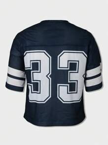 Manfinity Dauomo Men's Casual Number Print Round Neck Short Sleeve T-Shirt, Summer - Multicolor - View 2