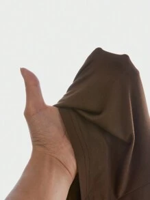 Manfinity BRENVOR Men 3pcs Solid Round Neck Plain Short Sleeve Tee, For Going Out, For Friends