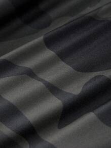 Zolique Camo Print Fashion Bodycon Skirt For Summer - Army Green - View 7