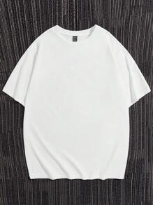 Manfinity RebelGame T-shirt estiva da uomo con grafica di lettere giapponesi e dragone