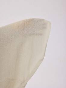 Forever 21 Fall Clothes Long Sleeve  Mini Woolen Fabric Backless Halter  Dress - Apricot - View 6