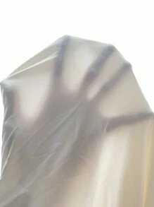 Silquee 單肩鏤空素色連身背心 - 米色 - 查看 7